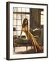 The Pose-Thomas Page-Framed Art Print