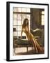 The Pose-Thomas Page-Framed Art Print