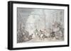The Post Chaise-Thomas Rowlandson-Framed Giclee Print