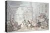 The Post Chaise-Thomas Rowlandson-Stretched Canvas