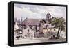 The Post House at Amboise-Charles Edmund Brock-Framed Stretched Canvas