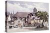 The Post House at Amboise-Charles Edmund Brock-Stretched Canvas