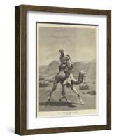 The Post of the Desert-Emile Jean Horace Vernet-Framed Giclee Print