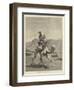 The Post of the Desert-Emile Jean Horace Vernet-Framed Giclee Print