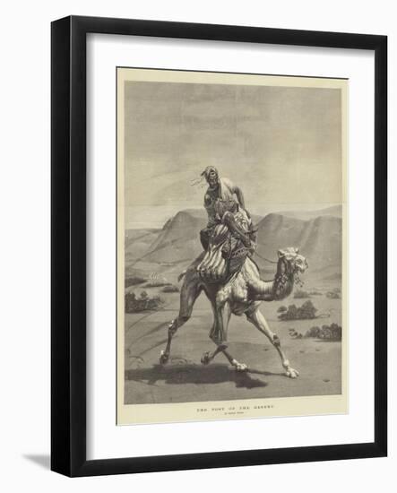 The Post of the Desert-Emile Jean Horace Vernet-Framed Giclee Print