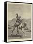 The Post of the Desert-Emile Jean Horace Vernet-Framed Stretched Canvas