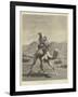 The Post of the Desert-Emile Jean Horace Vernet-Framed Giclee Print