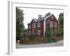 The Post Office from Smaland, Skansen, Stockholm, Sweden-Peter Thompson-Framed Photographic Print