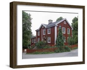 The Post Office from Smaland, Skansen, Stockholm, Sweden-Peter Thompson-Framed Photographic Print