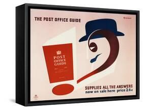 The 'Post Office Guide' Supplies All the Answers-Peter Huveneers-Framed Stretched Canvas