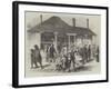 The Post Office of Auckland, New Zealand, Arrival of the Home Mails-null-Framed Giclee Print