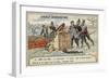 The Postal Balloon Le Galilee Is Captured at Chartres by German Uhlans after Flying from Paris-null-Framed Giclee Print