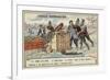 The Postal Balloon Le Galilee Is Captured at Chartres by German Uhlans after Flying from Paris-null-Framed Giclee Print