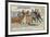 The Postal Balloon Le Galilee Is Captured at Chartres by German Uhlans after Flying from Paris-null-Framed Giclee Print