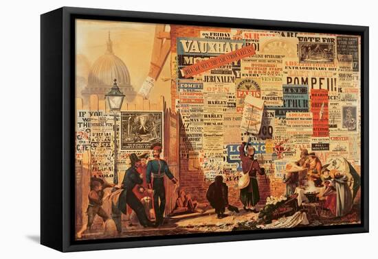 The Poster Man, 1835-John Orlando Parry-Framed Stretched Canvas