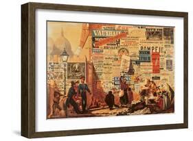 The Poster Man, 1835-John Orlando Parry-Framed Giclee Print