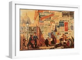 The Poster Man, 1835-John Orlando Parry-Framed Giclee Print