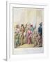 The Posters, from 'Tableau De Paris', 1815-30-Georg Emanuel Opitz-Framed Giclee Print