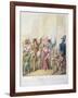 The Posters, from 'Tableau De Paris', 1815-30-Georg Emanuel Opitz-Framed Giclee Print