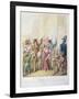 The Posters, from 'Tableau De Paris', 1815-30-Georg Emanuel Opitz-Framed Giclee Print