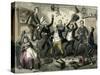 The Posthumous Papers of the Pickwick Club by Dickens-Hablot Knight Browne-Stretched Canvas