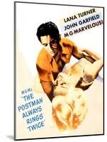 The Postman Always Rings Twice, John Garfield, Lana Turner, 1946-null-Mounted Art Print