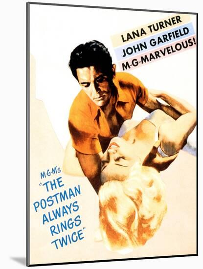 The Postman Always Rings Twice, John Garfield, Lana Turner, 1946-null-Mounted Art Print