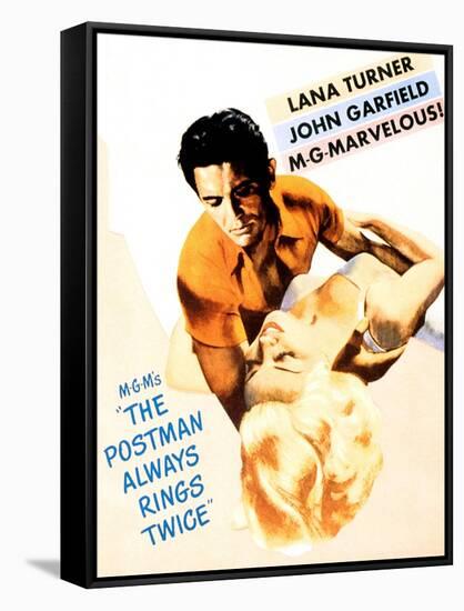 The Postman Always Rings Twice, John Garfield, Lana Turner, 1946-null-Framed Stretched Canvas