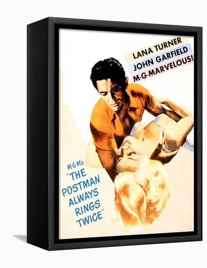 The Postman Always Rings Twice, John Garfield, Lana Turner, 1946-null-Framed Stretched Canvas