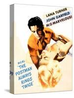 The Postman Always Rings Twice, John Garfield, Lana Turner, 1946-null-Stretched Canvas