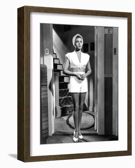 The Postman Always Rings Twice, Lana Turner, 1946-null-Framed Photo