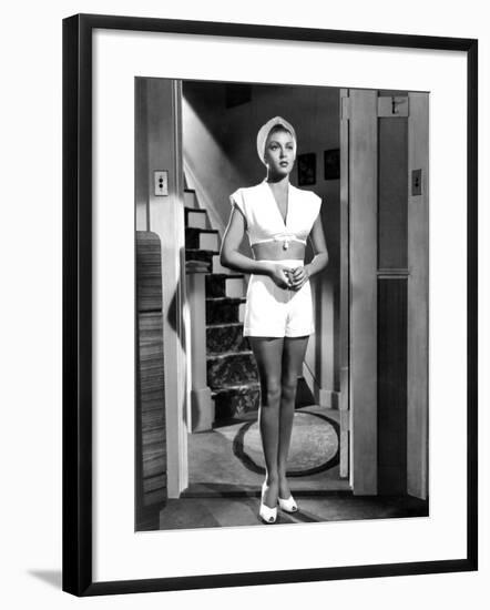 The Postman Always Rings Twice, Lana Turner, 1946-null-Framed Photo