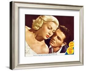 The Postman Always Rings Twice, Lana Turner, John Garfield, 1945-null-Framed Art Print