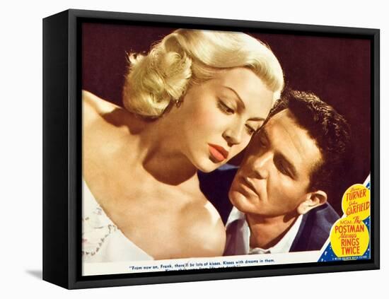 The Postman Always Rings Twice, Lana Turner, John Garfield, 1945-null-Framed Stretched Canvas