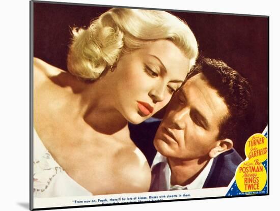 The Postman Always Rings Twice, Lana Turner, John Garfield, 1945-null-Mounted Art Print