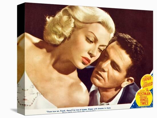 The Postman Always Rings Twice, Lana Turner, John Garfield, 1945-null-Stretched Canvas