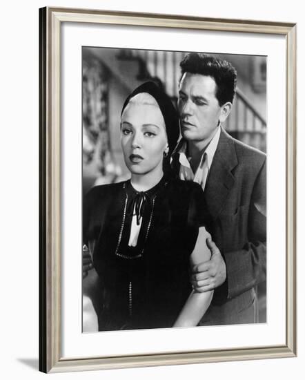 The Postman Always Rings Twice, Lana Turner, John Garfield, 1946-null-Framed Photo