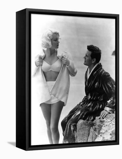 The Postman Always Rings Twice, Lana Turner, John Garfield, 1946-null-Framed Stretched Canvas