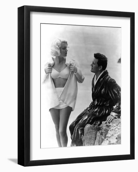 The Postman Always Rings Twice, Lana Turner, John Garfield, 1946-null-Framed Photo