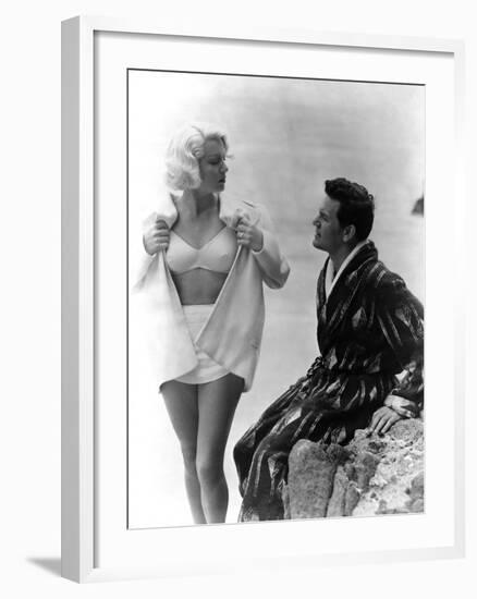 The Postman Always Rings Twice, Lana Turner, John Garfield, 1946-null-Framed Photo