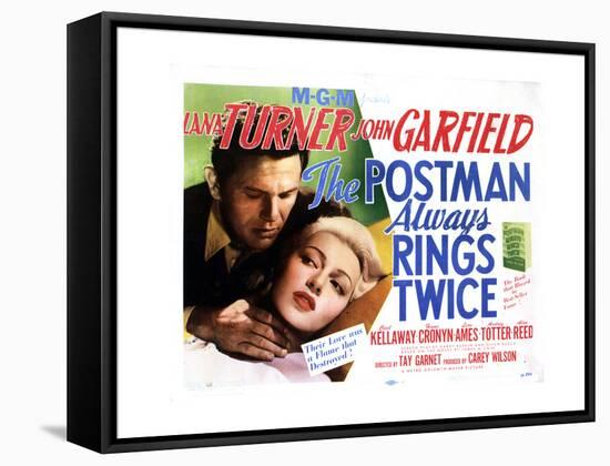 The Postman Always Rings Twice, Lana Turner, John Garfield, 1946-null-Framed Stretched Canvas