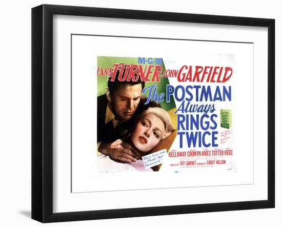 The Postman Always Rings Twice, Lana Turner, John Garfield, 1946-null-Framed Giclee Print