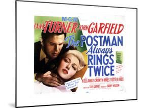 The Postman Always Rings Twice, Lana Turner, John Garfield, 1946-null-Mounted Giclee Print