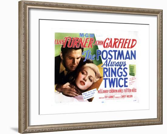 The Postman Always Rings Twice, Lana Turner, John Garfield, 1946-null-Framed Giclee Print