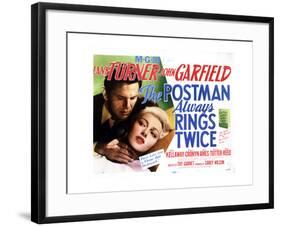 The Postman Always Rings Twice, Lana Turner, John Garfield, 1946-null-Framed Giclee Print