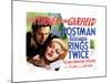 The Postman Always Rings Twice, Lana Turner, John Garfield, 1946-null-Mounted Giclee Print