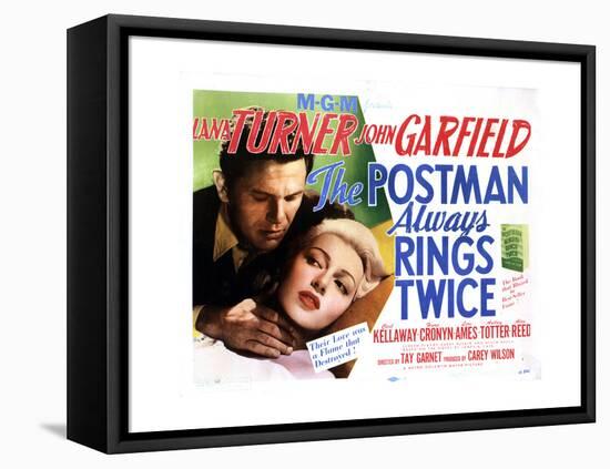 The Postman Always Rings Twice, Lana Turner, John Garfield, 1946-null-Framed Stretched Canvas