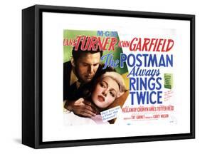 The Postman Always Rings Twice, Lana Turner, John Garfield, 1946-null-Framed Stretched Canvas