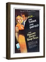 The Postman Always Rings Twice, Lana Turner, John Garfield, 1946-null-Framed Art Print