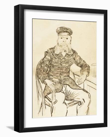 The Postman Joseph Roulin, 1888-Vincent van Gogh-Framed Giclee Print